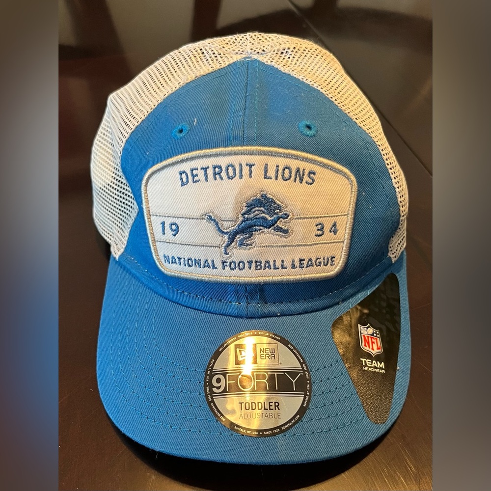 NWT Toddler Detroit Lion's Trucker Hat - One Size